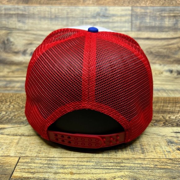 Big League Chew Mens Trucker Hat Blue Snapback Vintage Baseball Bubble Gum Logo - Picture 2 of 8